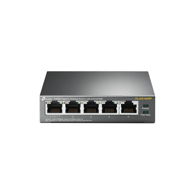 TP-LINK TL-SG1005P 5 PORTS GIGABIT 4 PORT 56W POE TP-LINK TL-SG1005P 5 PORTS GIGABIT 4 PORT 56W POE