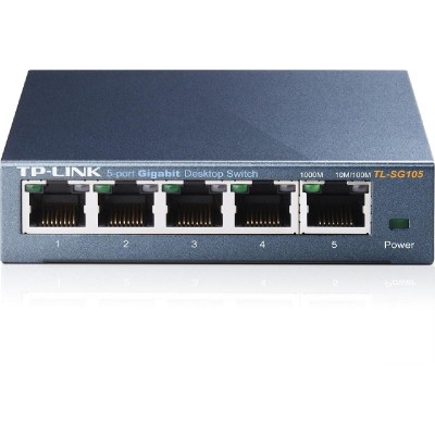 TP-LINK Switch TL-SG105, 5 port, 10/100/1000 Mbps, Steel Case TP-LINK Switch TL-SG105, 5 port, 10/100/1000 Mbps, Steel Case