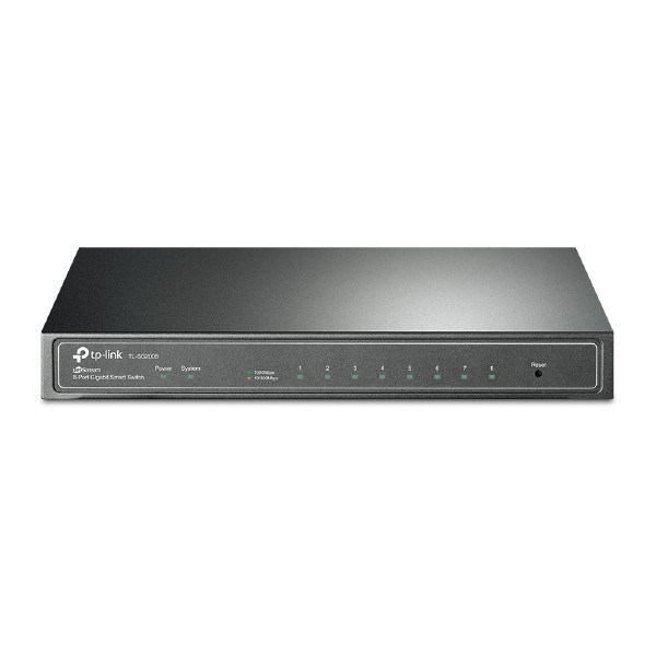 TP-LINK Switch TL-SG2008, 8 port, 10/100/1000 Mbps