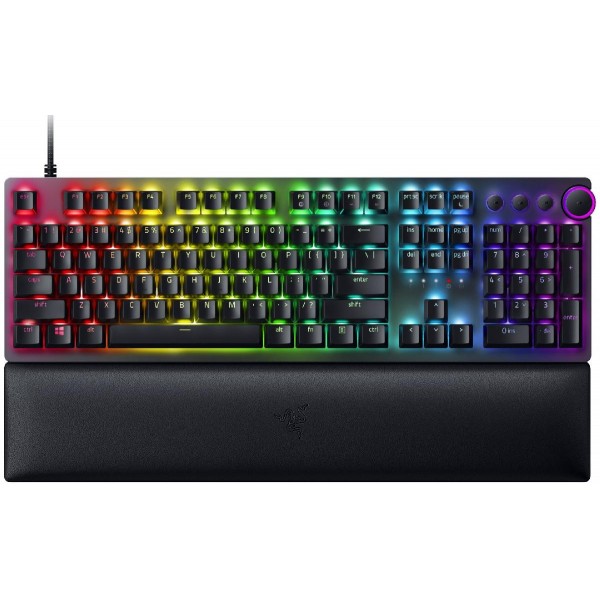Razer HUNTSMAN V2 - RGB Optical Gaming Keyboard (Clicky Purple Switch) - US Layout