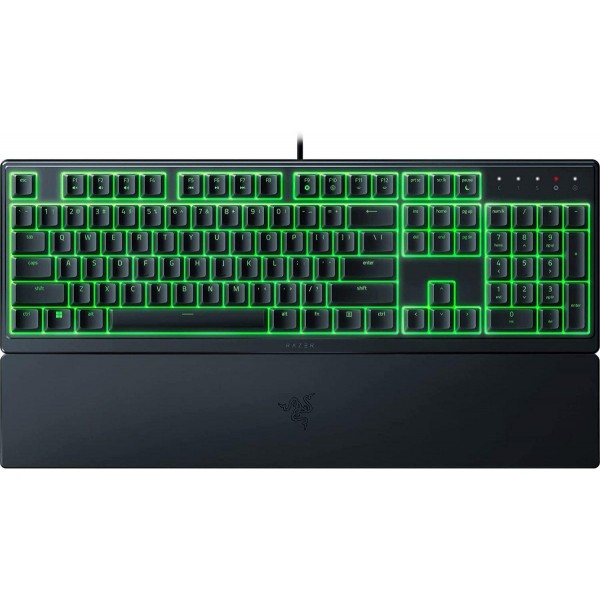 Razer ORNATA V3 Χ Gaming Keyboard - Low Profile Membrane - Split Resist - RGB - US Layout
